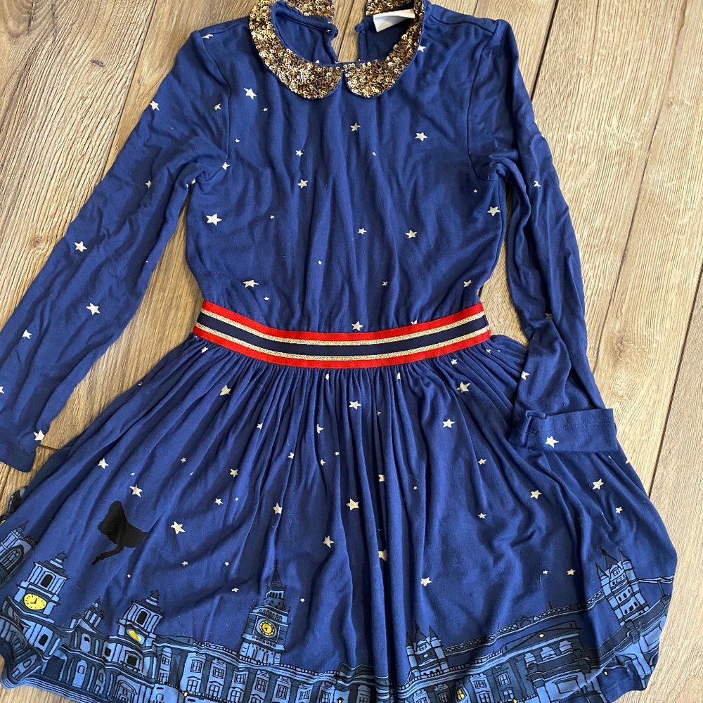 Mini Boden Roald Dahl BFG Dress Size 6-7 Years
